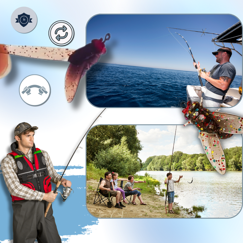 Appâts réalistes pour la pêche à la mouche - Ozerty