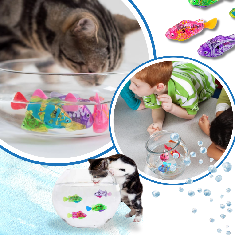 Jouet poisson nageur interactif - Ozerty