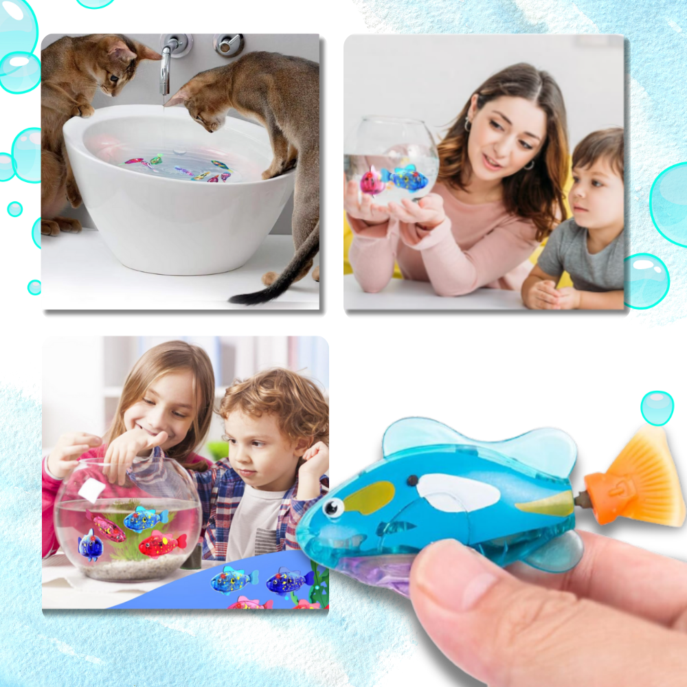 Jouet poisson nageur interactif - Ozerty