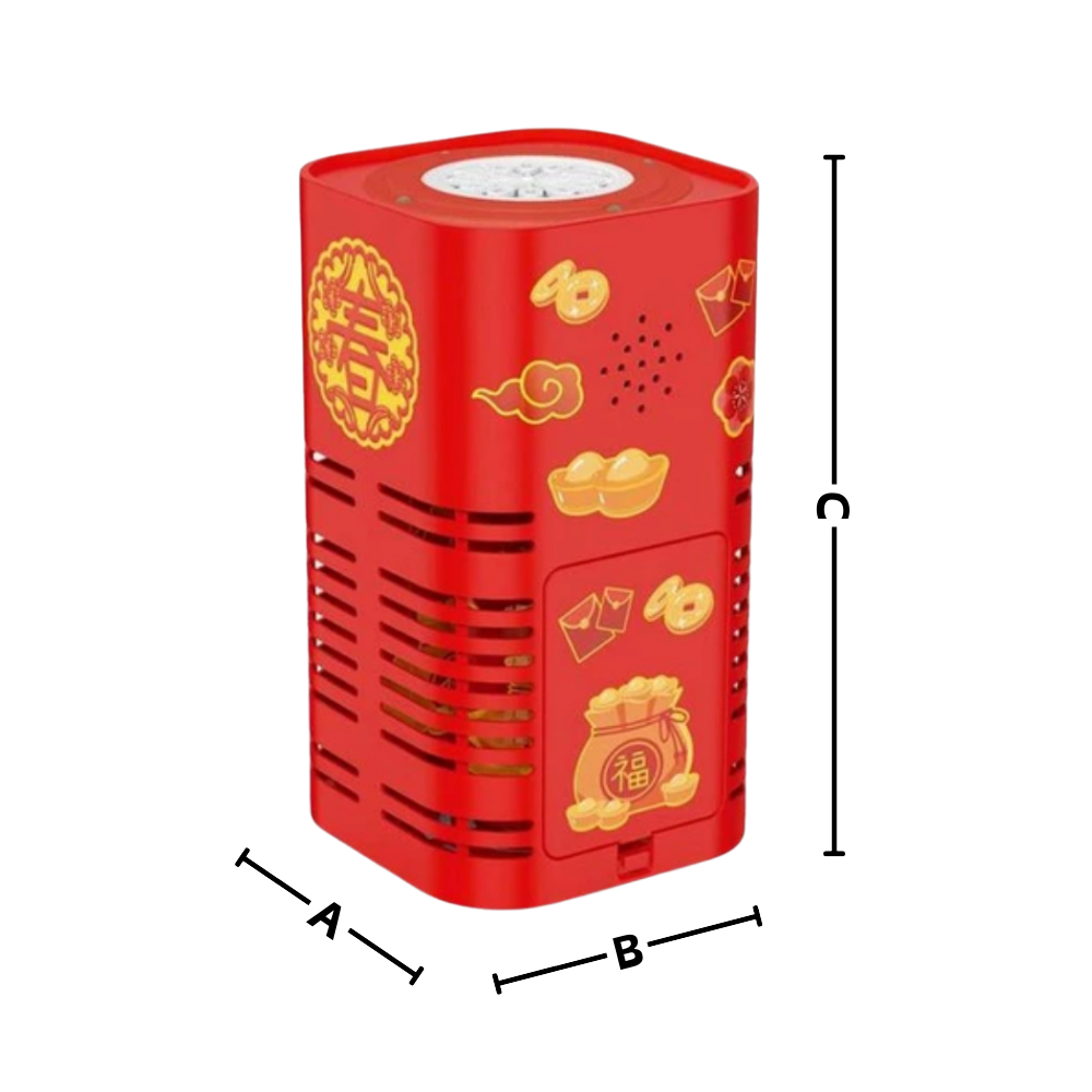 Machine à bulles type feu d'artifice rechargeable
 - Ozerty