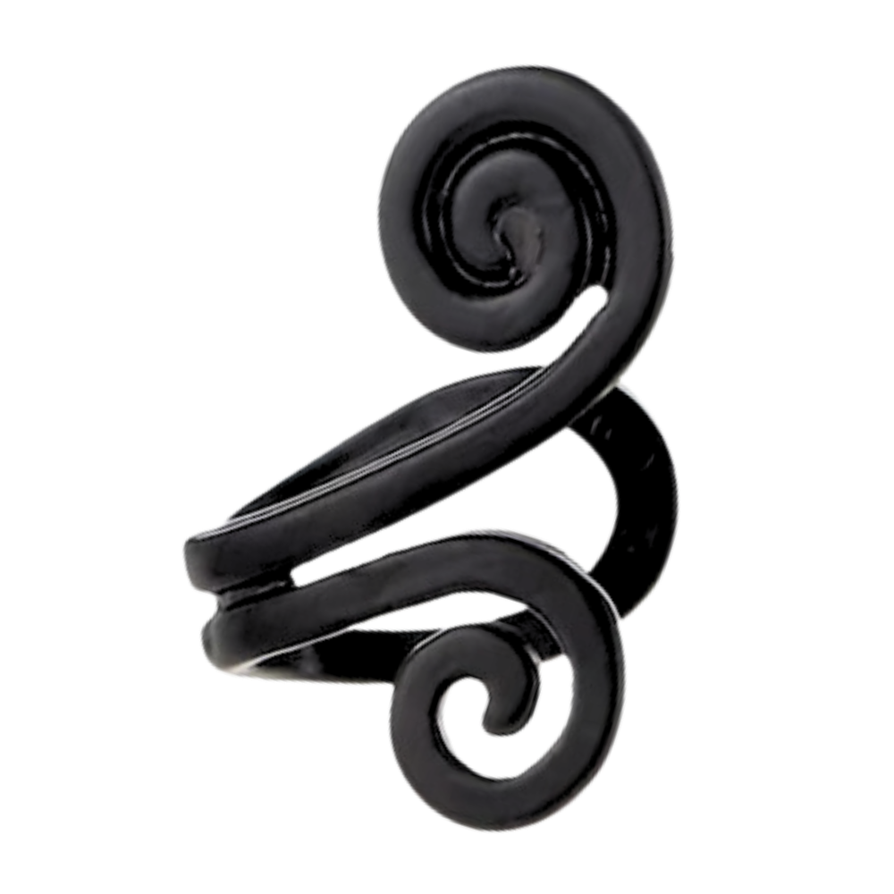 Boucles d'oreilles magnétiques d'acupression -Noir - Ozerty