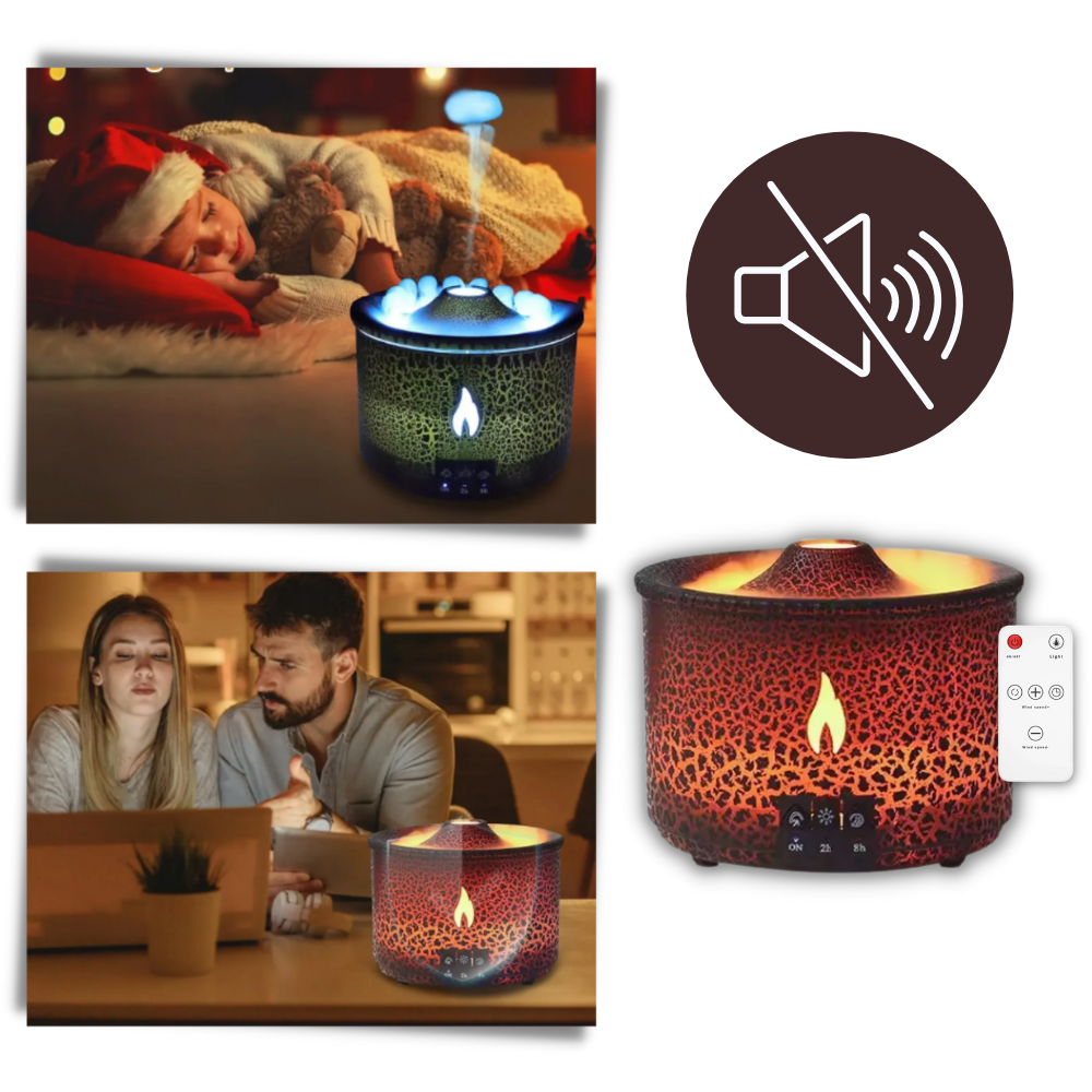 Humidificateur relaxant en forme de volcan
 - Ozerty
