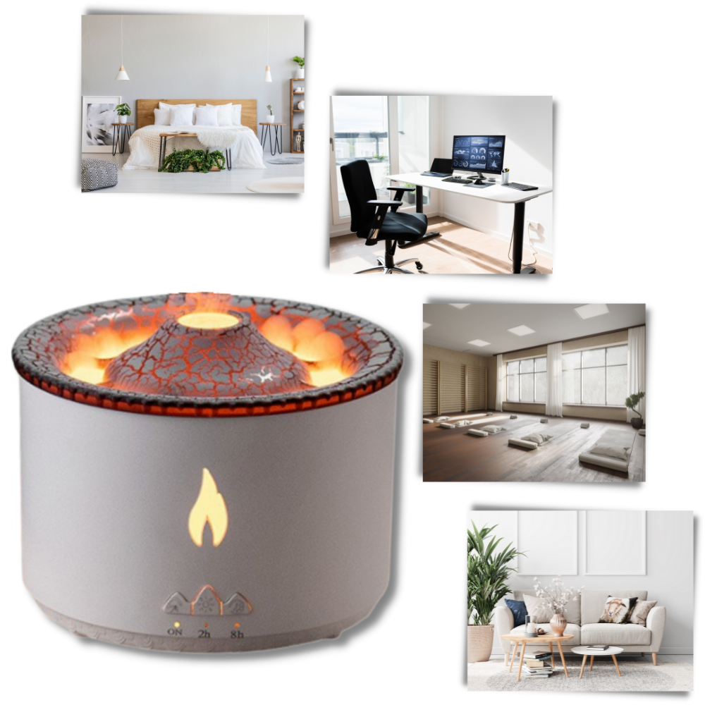 Humidificateur relaxant en forme de volcan
 - Ozerty