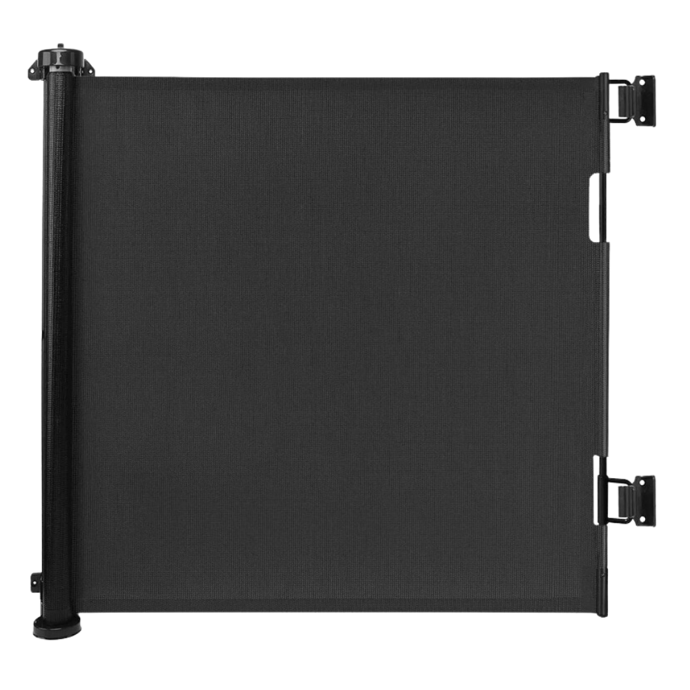 Barrière rétractable en maille pour animaux domestiques et bébés -Noir/86 x 140 cm/ 33.8 x 55.1 pouces.Noir/86 x 180 cm/ 33.8 x 70.8 pouces. - Ozerty