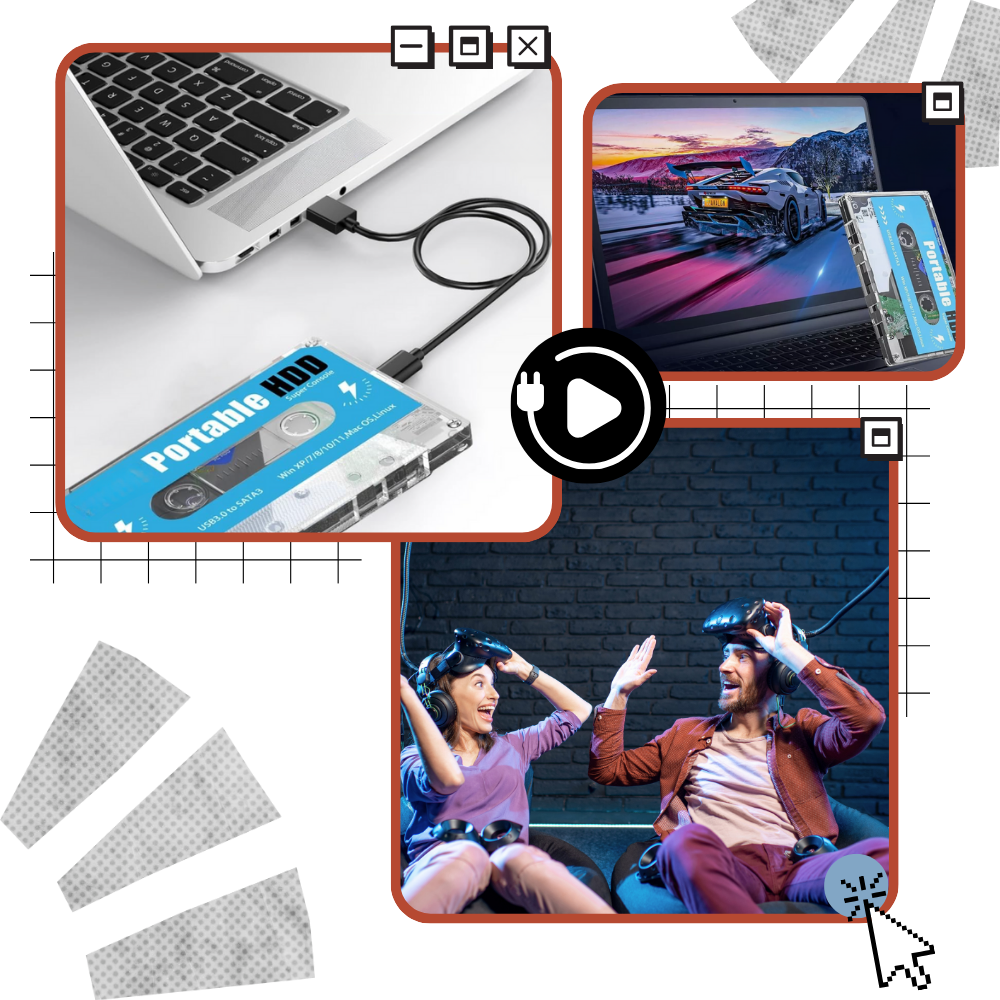 Console de jeu rétro - Ozerty