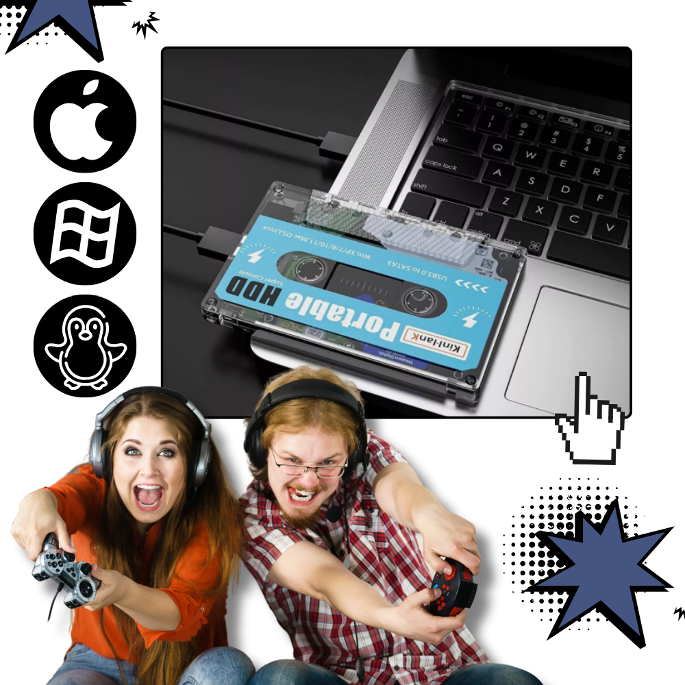 Console de jeu rétro - Ozerty