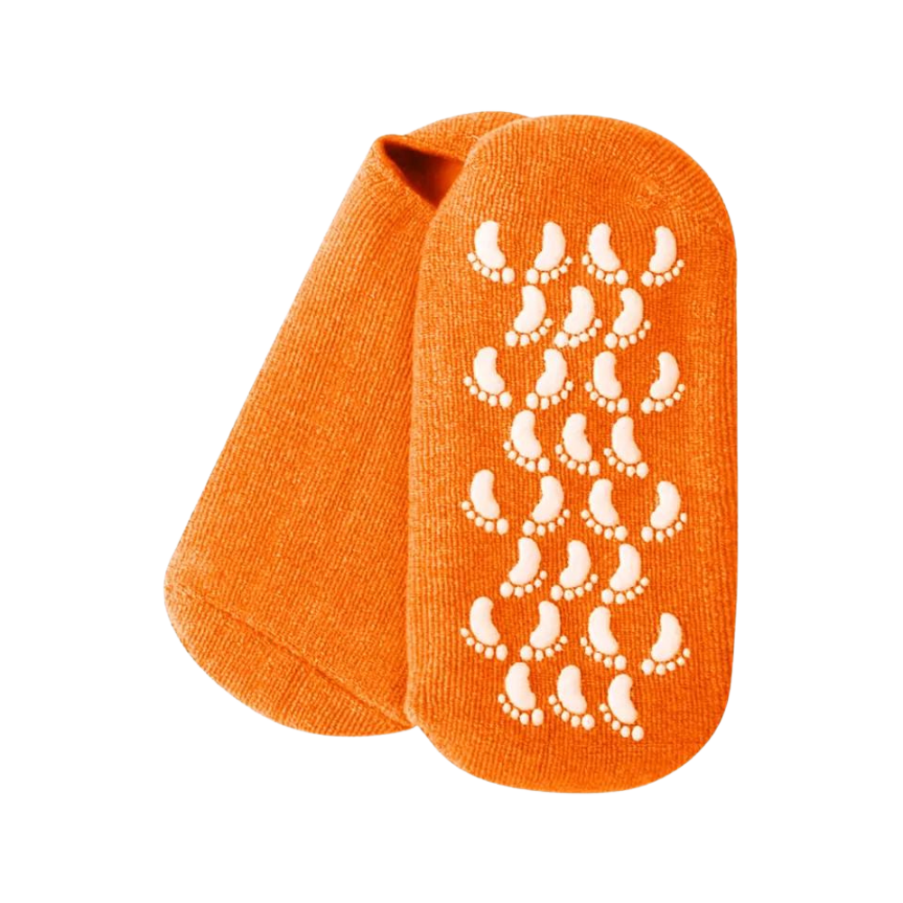 Chaussettes avec Lotions Revitalisantes intégrées -Orange - Ozerty