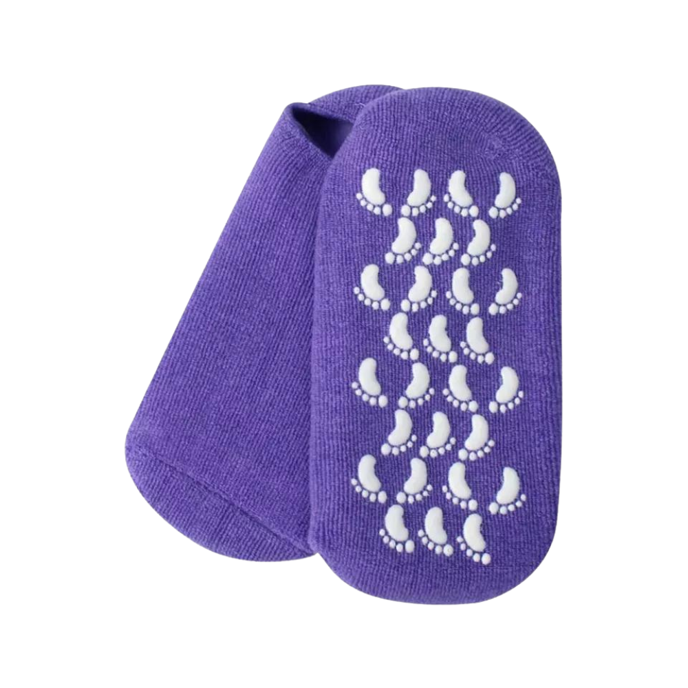 Chaussettes avec Lotions Revitalisantes intégrées -Violet - Ozerty