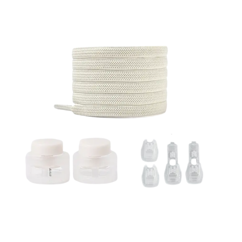 Lacets de fermeture sûrs et à la mode
-Beige - Ozerty