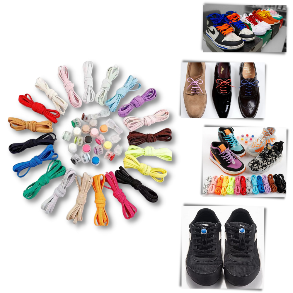 Lacets de fermeture sûrs et à la mode
- Ozerty