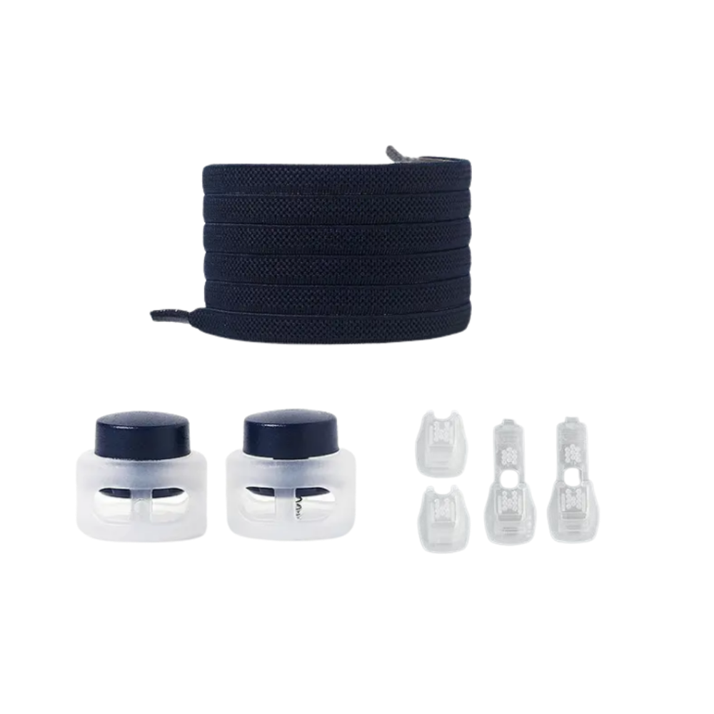 Lacets de fermeture sûrs et à la mode
-Bleu marine - Ozerty