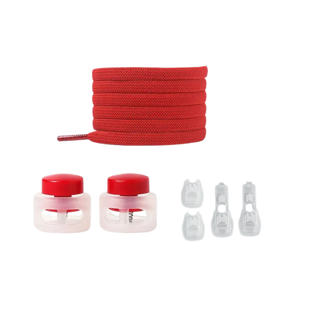 Lacets de fermeture sûrs et à la mode
-Rouge - Ozerty