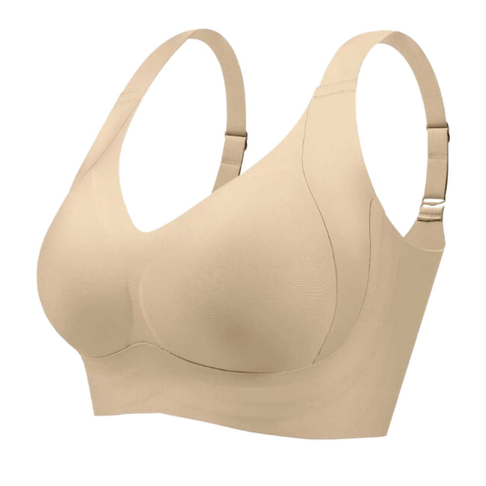 Soutien-gorge respirant sans couture
 -beige/Sbeige/Mbeige/Lbeige/XLbeige/XXLbeige/3XLbeige/4XLbeige/5XL - Ozerty