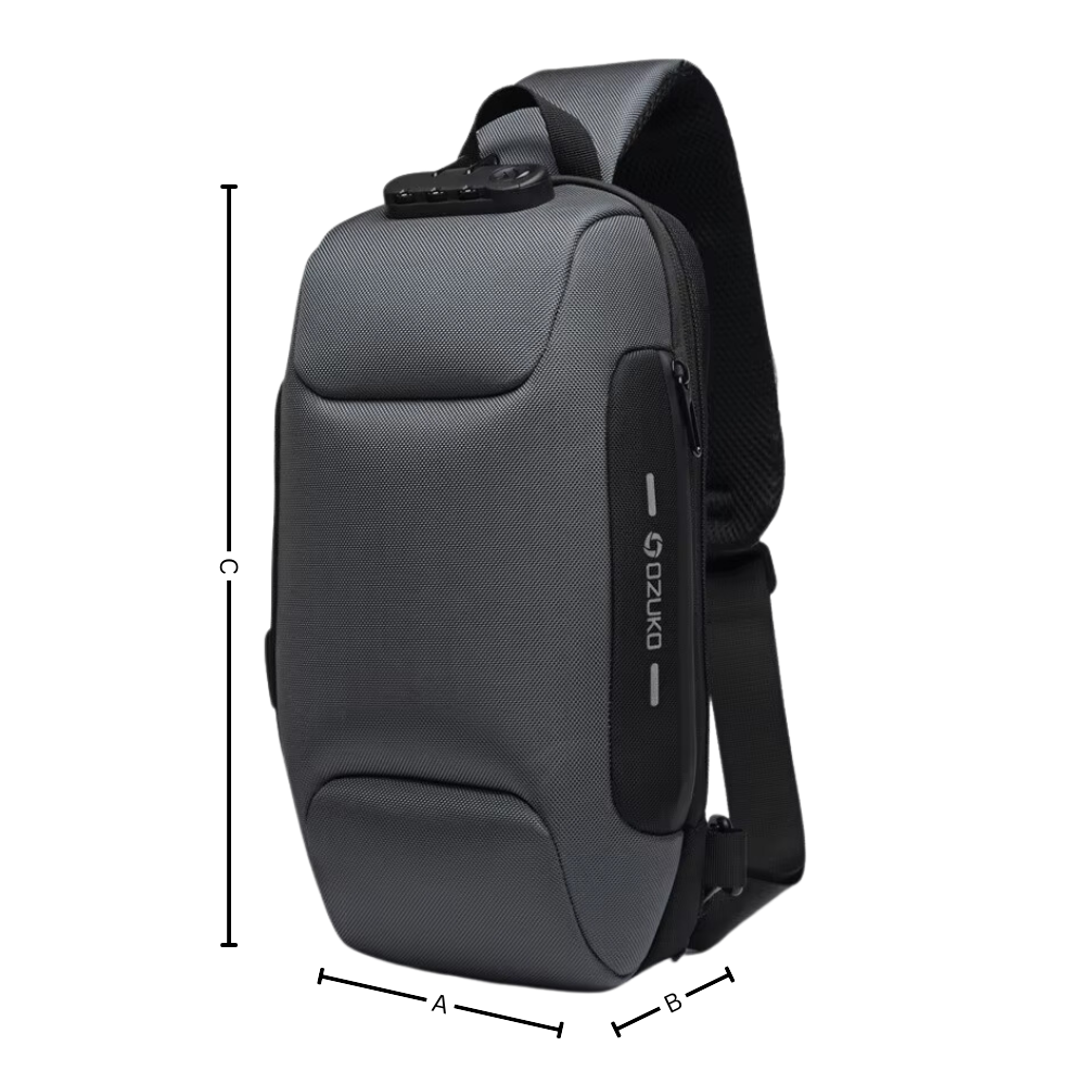 Sac à bandoulière antivol - Ozerty