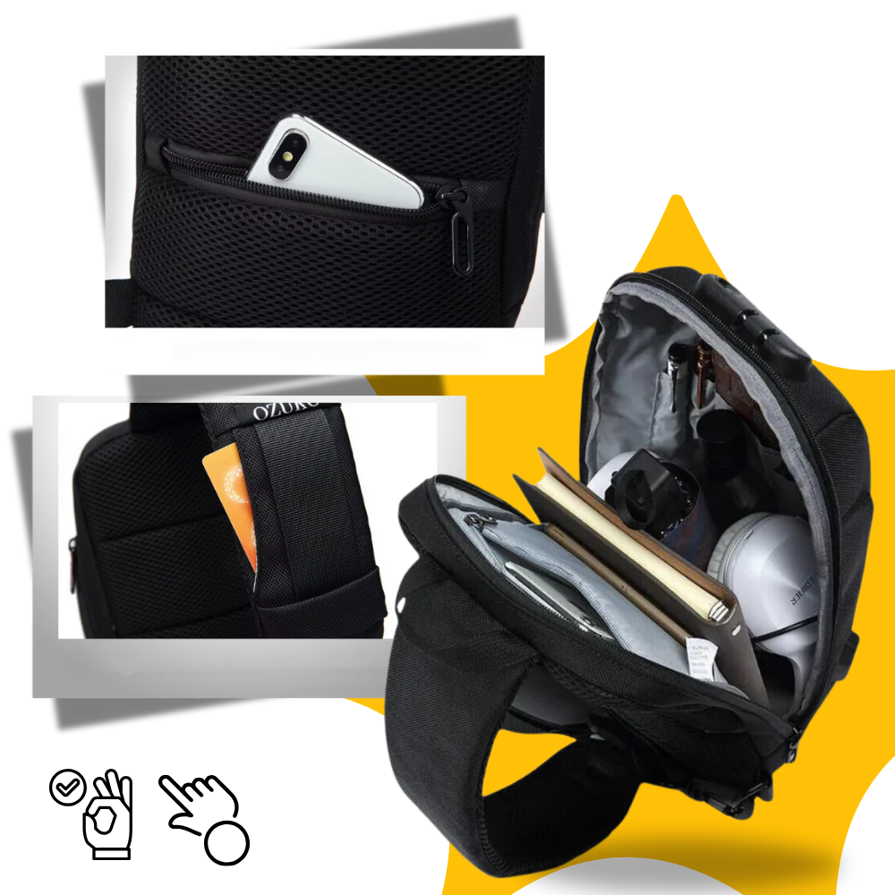 Sac à bandoulière antivol - Ozerty