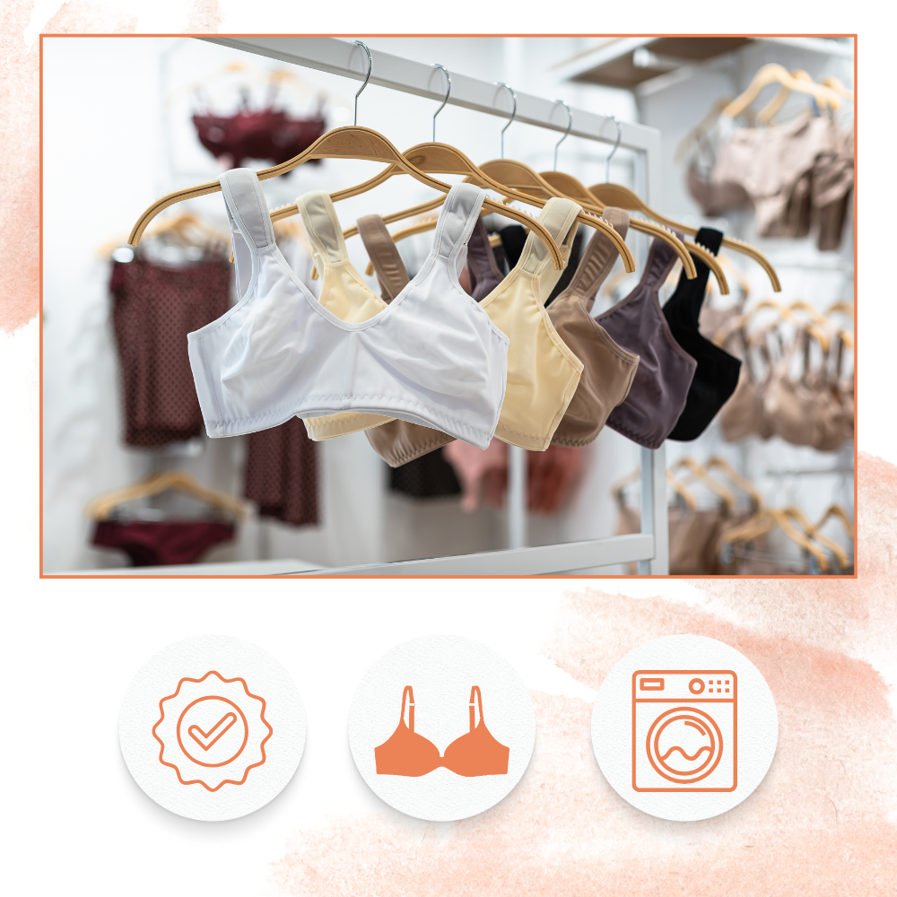 Sacs de lavage pour soutiens-gorge à fermeture sécurisée
 - Ozerty