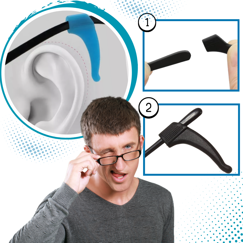 Crochets antidérapants pour lunettes - Ozerty