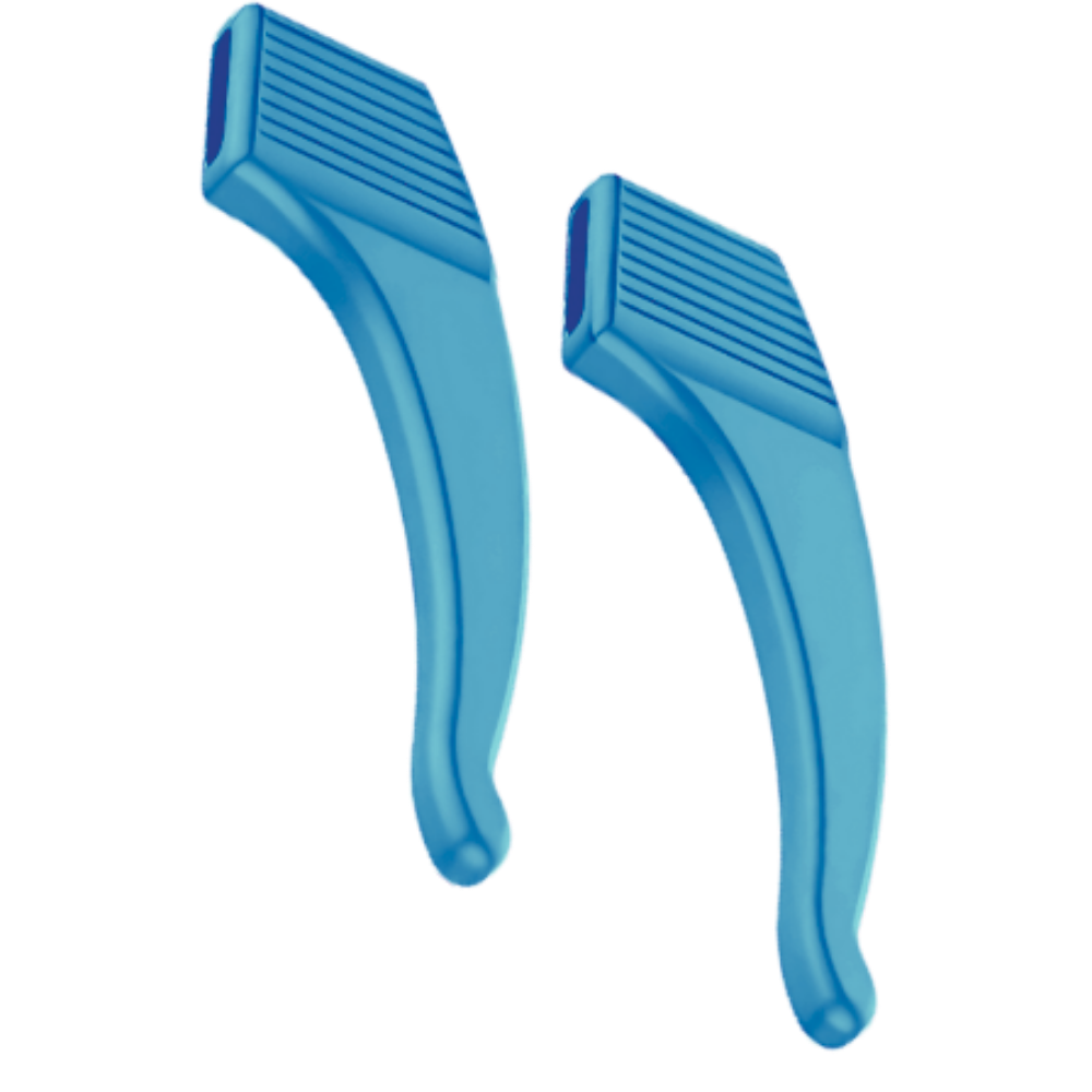 Crochets antidérapants pour lunettes -Bleu ciel - Ozerty