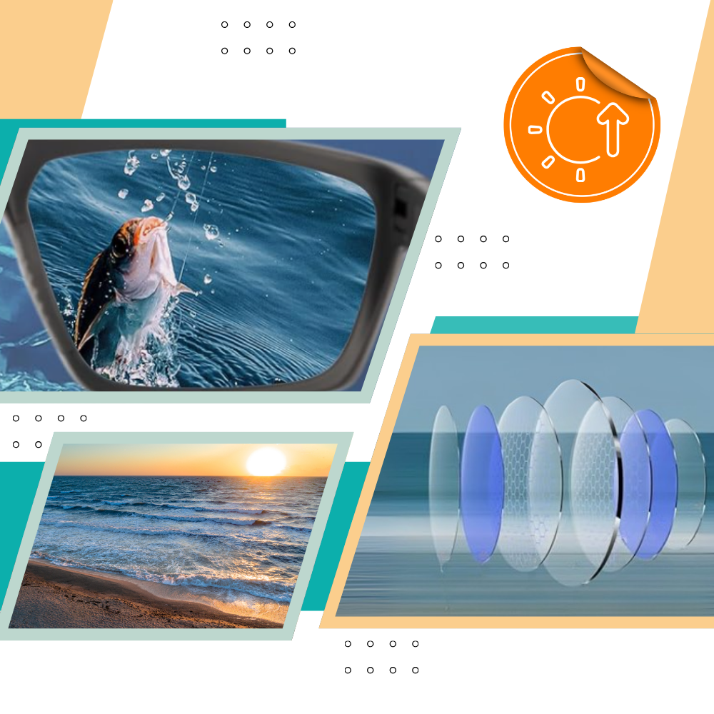 Lunettes polarisantes de pêche - Ozerty