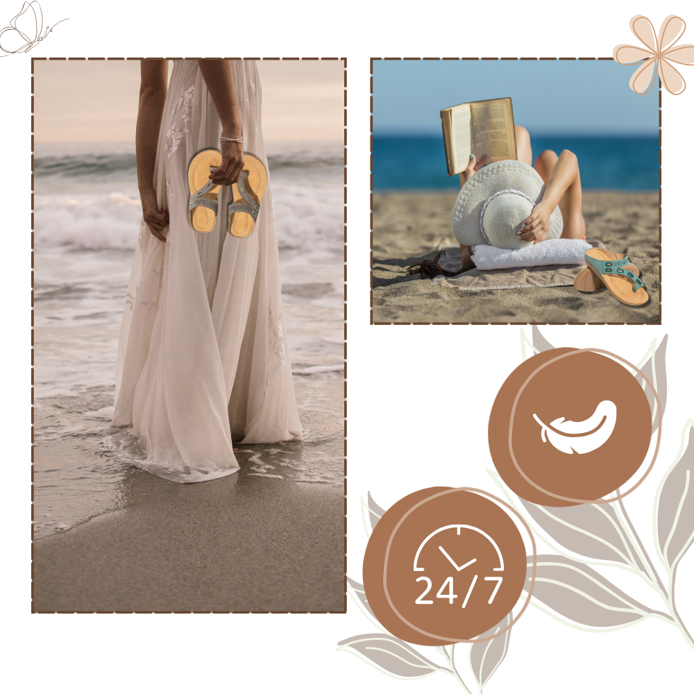 Sandales orthopédiques à absorption de chocs - Ozerty