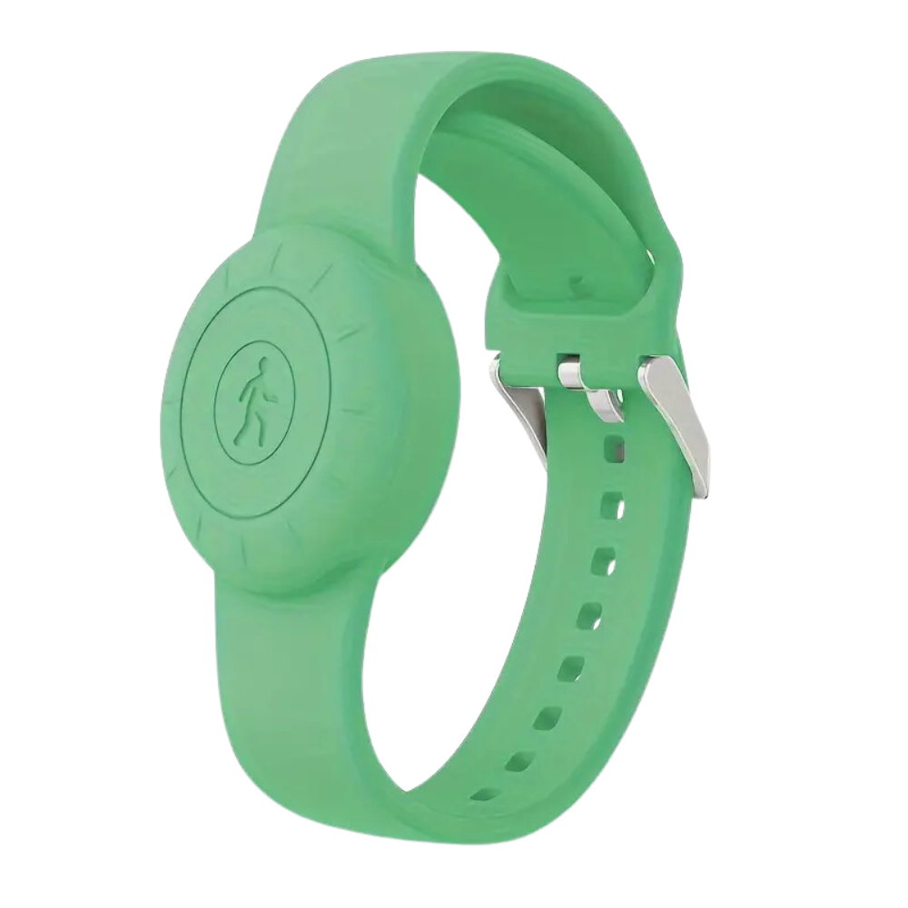 Montre AirTag en silicone -Vert - Ozerty