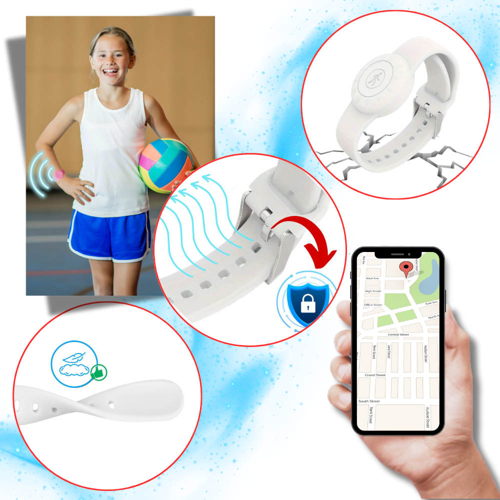 Montre AirTag en silicone - Ozerty