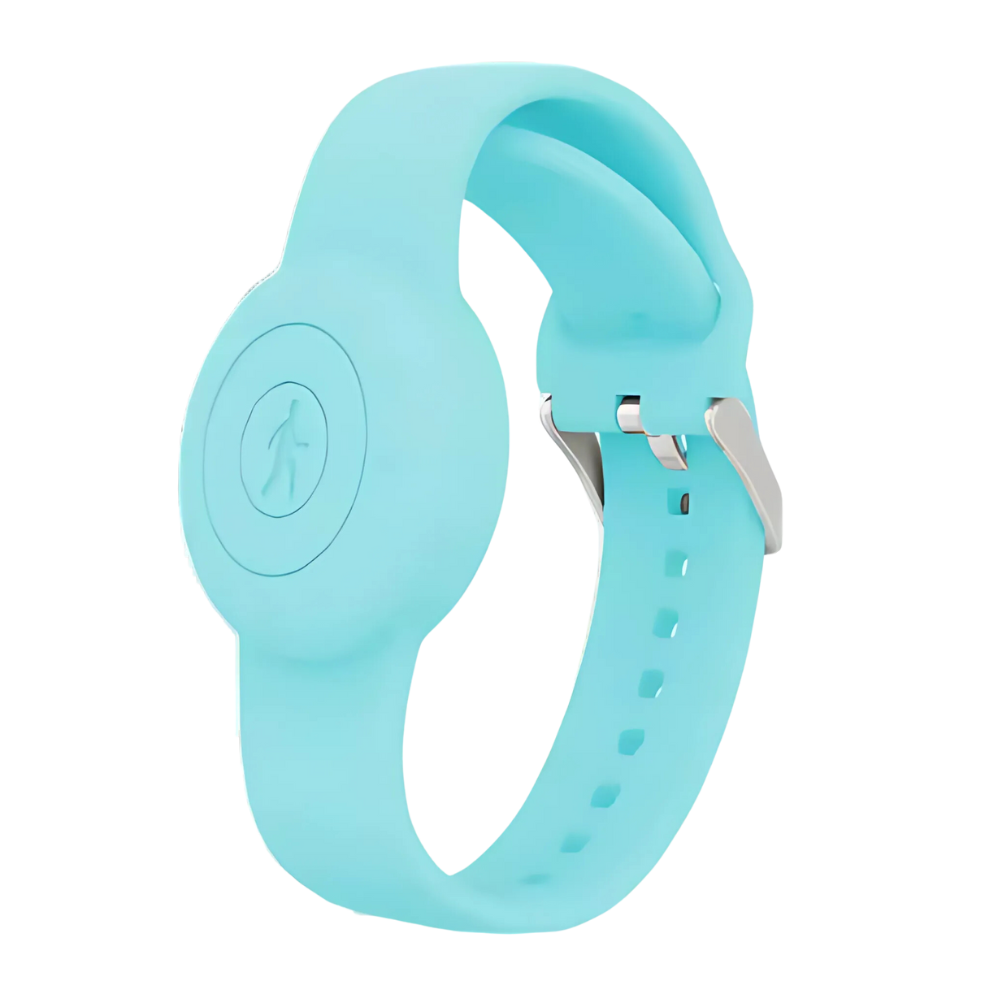 Montre AirTag en silicone -Vert menthe - Ozerty