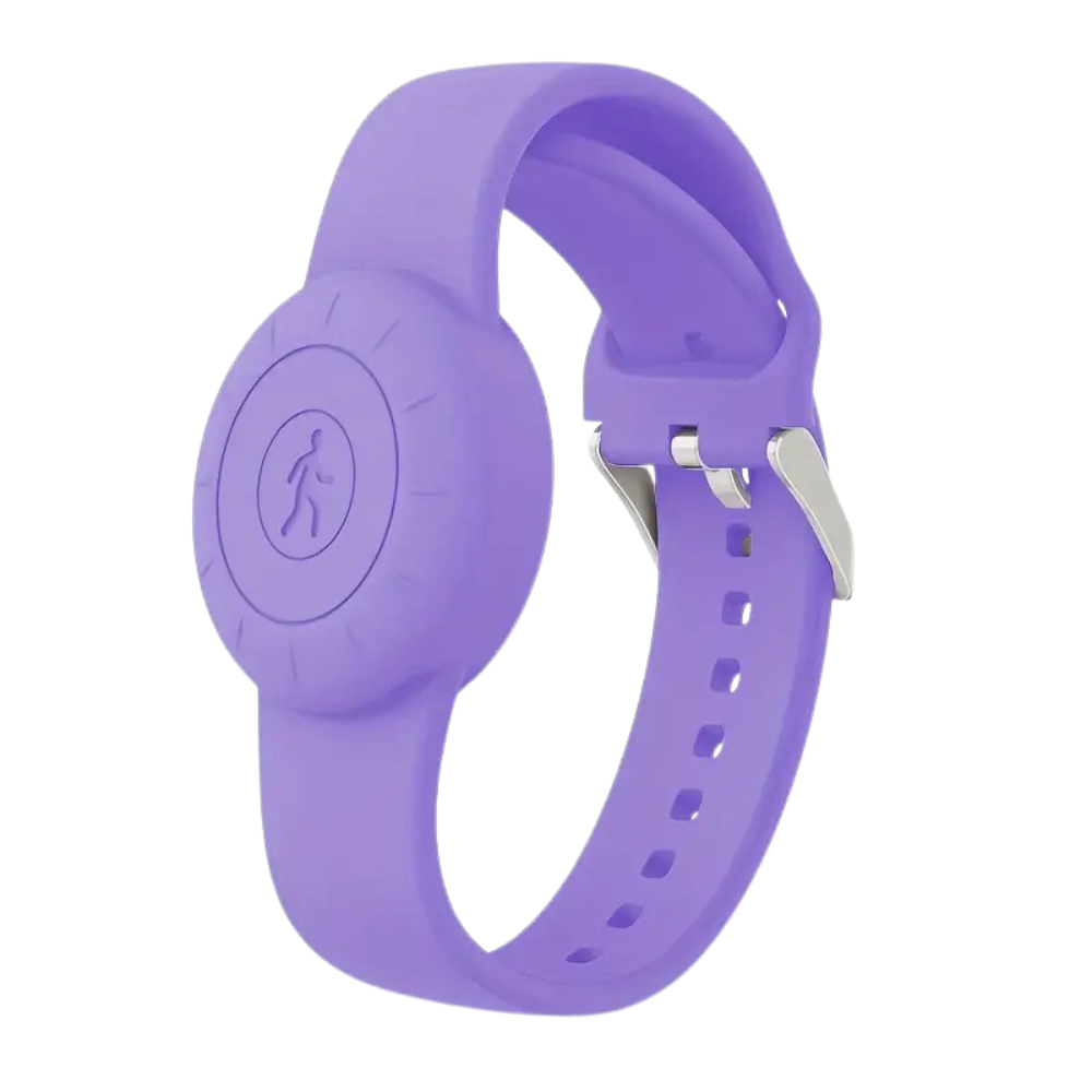 Montre AirTag en silicone -Violet - Ozerty