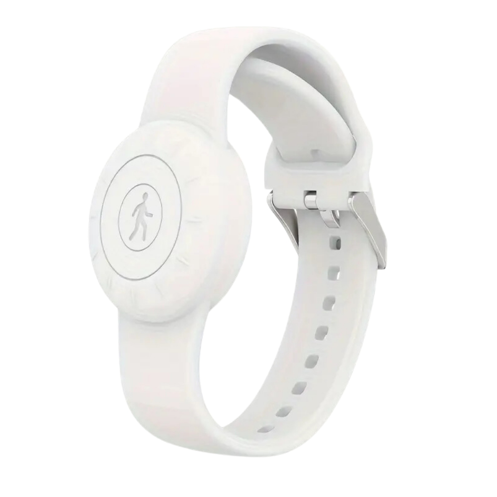 Montre AirTag en silicone -Blanc - Ozerty