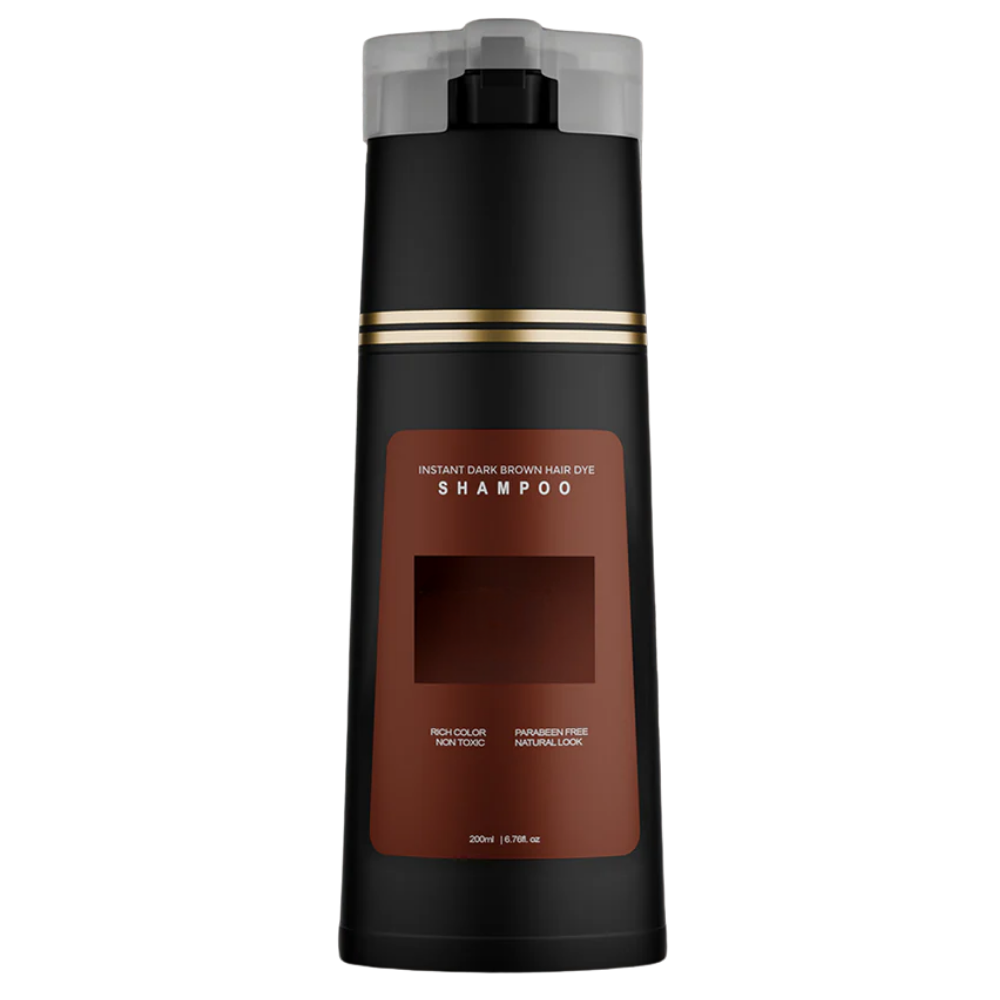 Shampooing cheveux gris -Châtain foncé - Ozerty