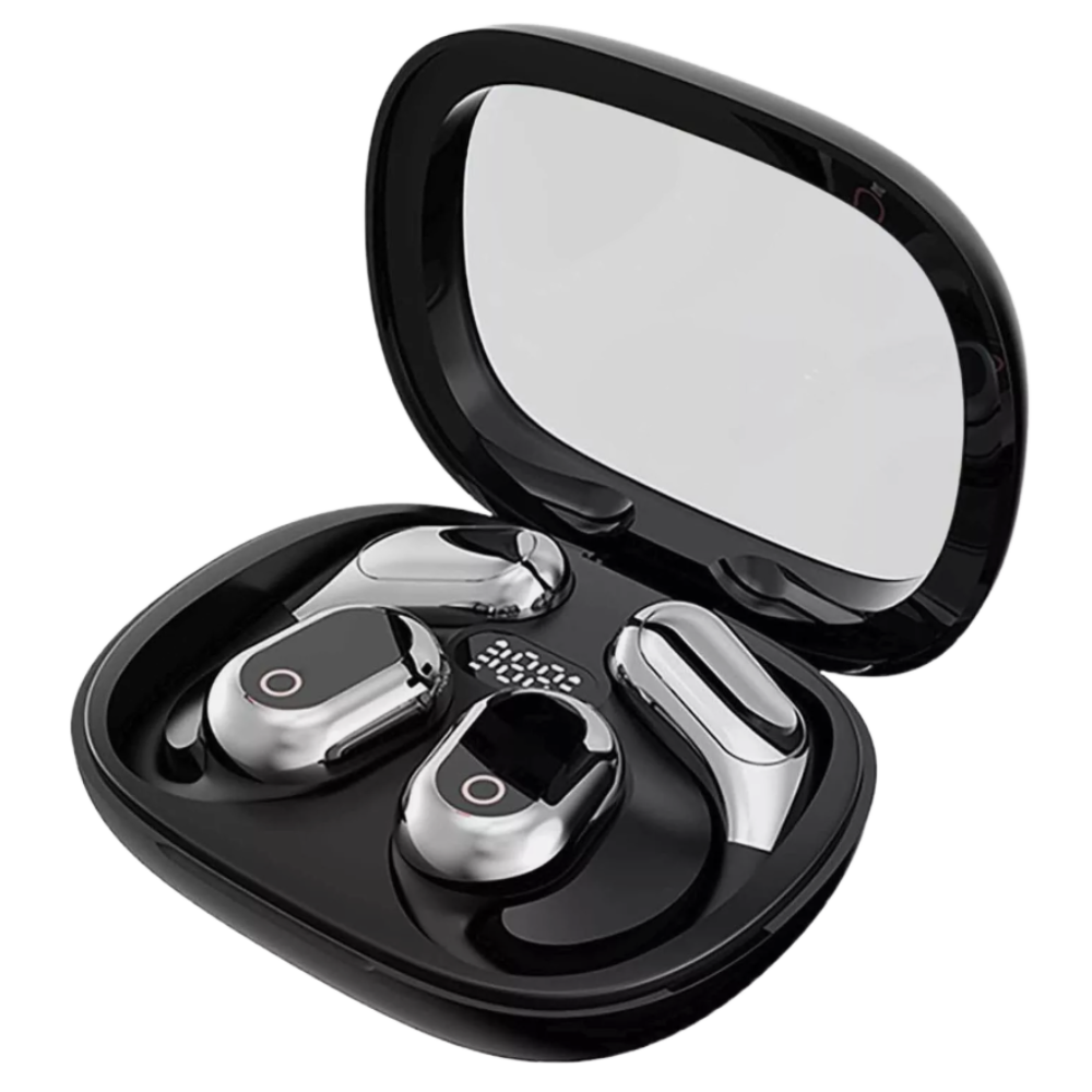 Écouteurs de traduction Bluetooth -Noir - Ozerty