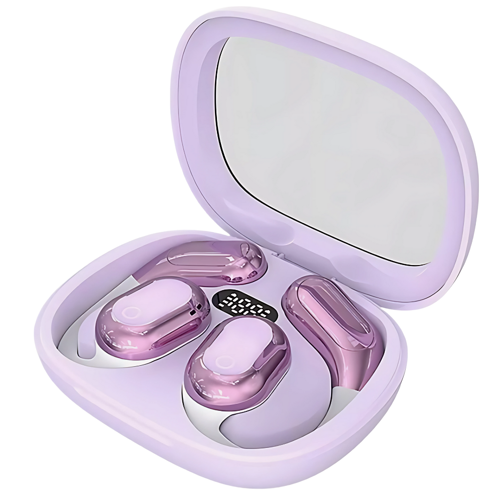 Écouteurs de traduction Bluetooth -Violet - Ozerty