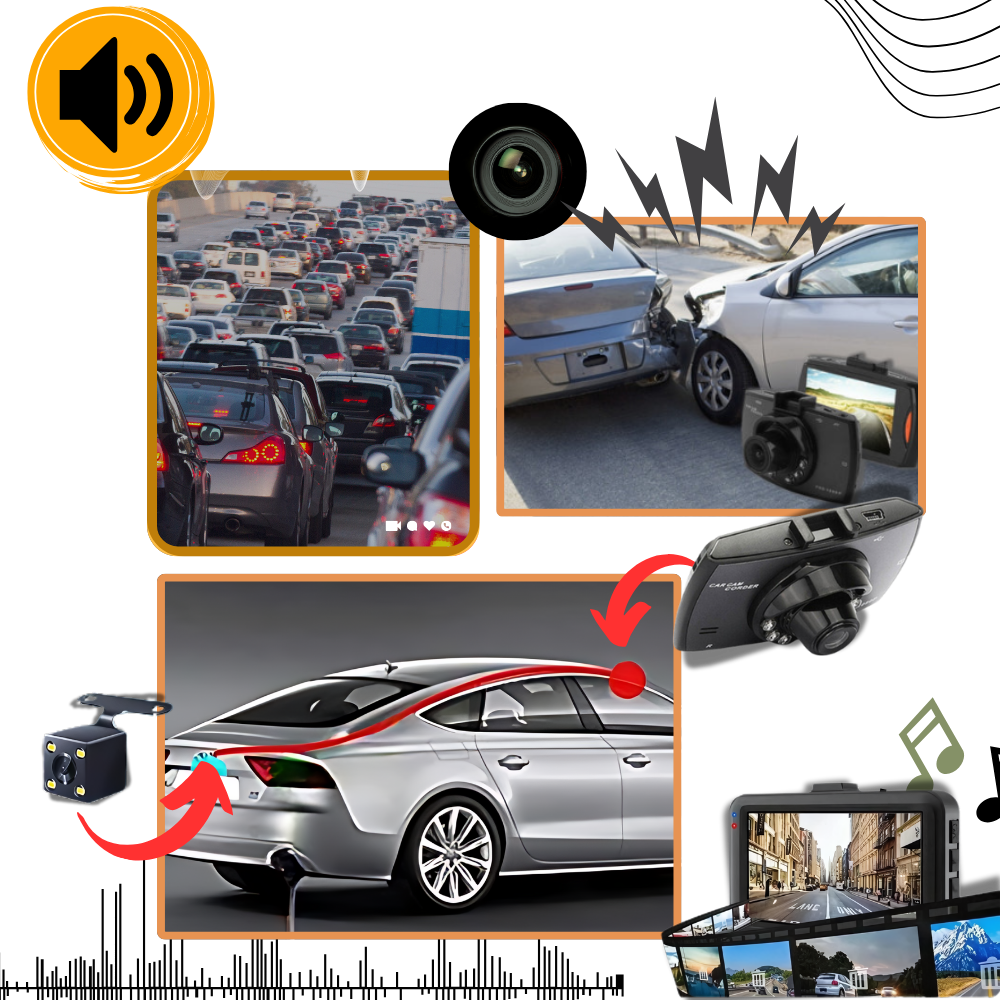 Enregistreur de conduite intelligent HD 1080p
- Ozerty