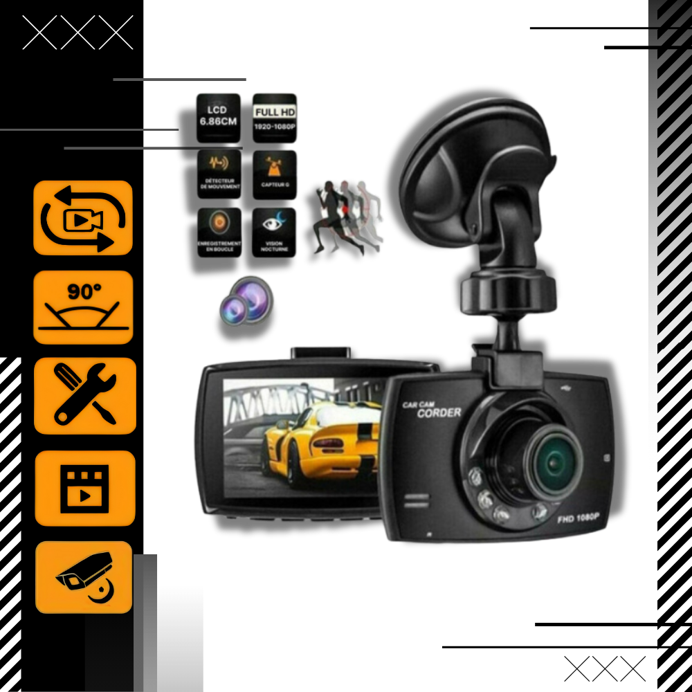 Enregistreur de conduite intelligent HD 1080p
- Ozerty