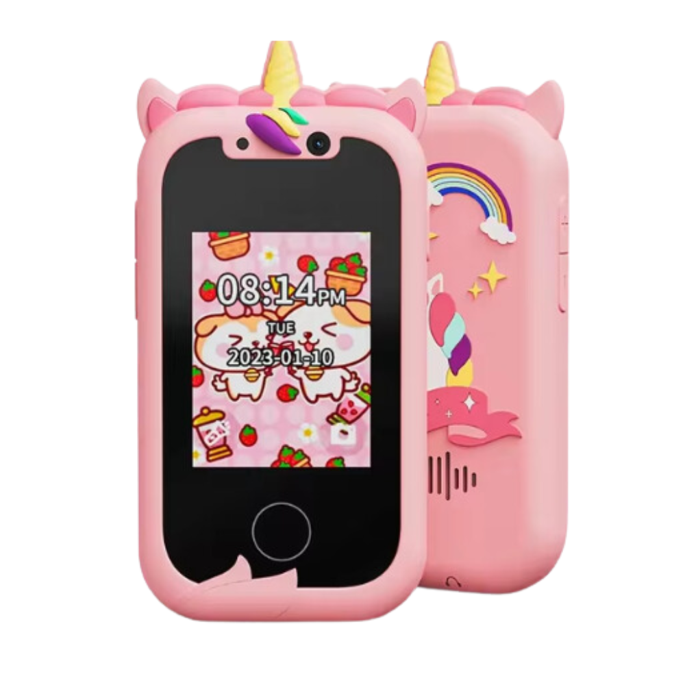 Téléphone-jouet interactif intelligent -Licorne rose - Ozerty