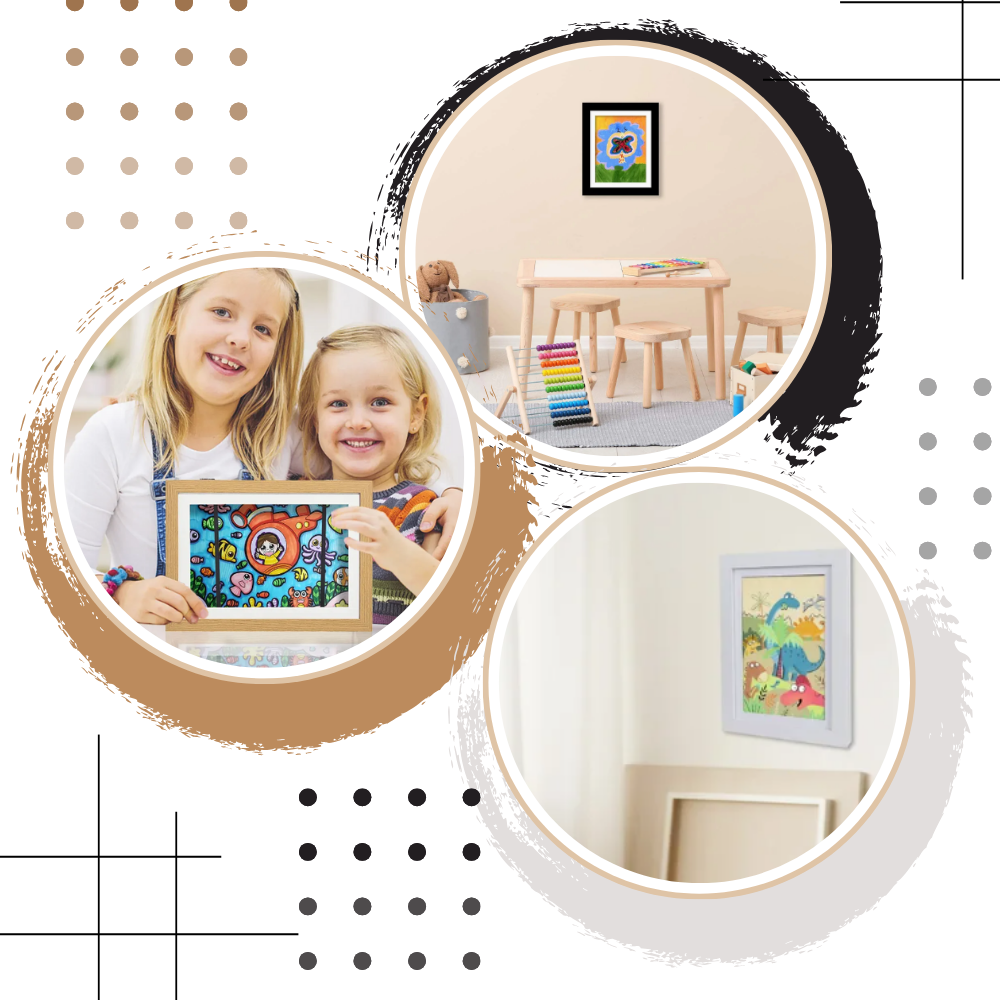 Cadres Lil Davinci à finition lisse - Ozerty