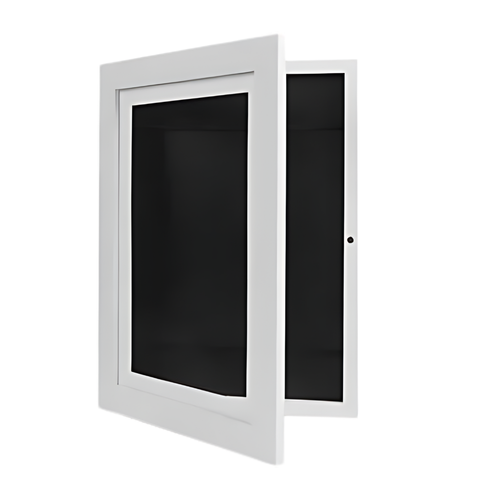 Cadres Lil Davinci à finition lisse -Blanc - Ozerty