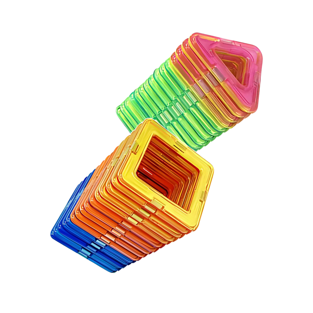 Jeu Blocs De Constructions Magnétiques -Grand format - Ozerty