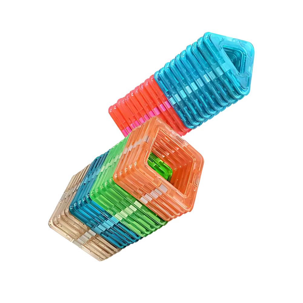 Jeu Blocs De Constructions Magnétiques -Mini format - Ozerty