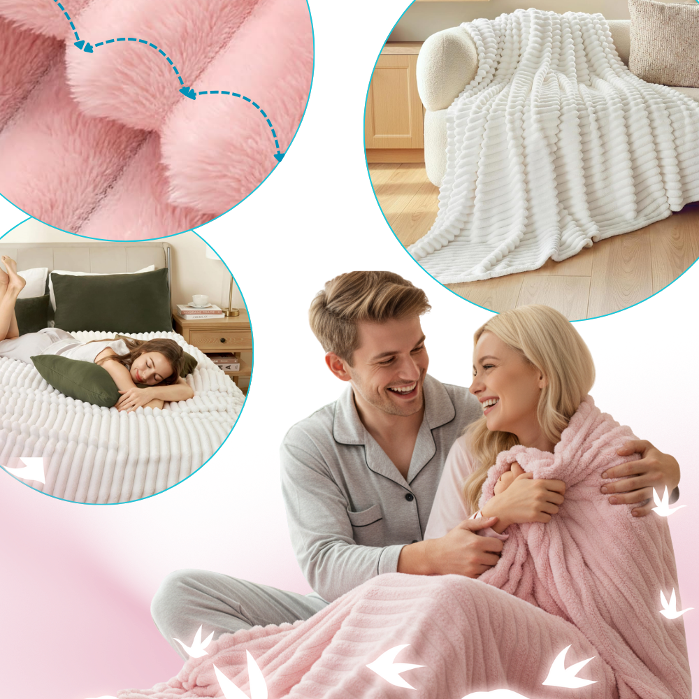 Couverture en flanelle douce et confortable - Ozerty