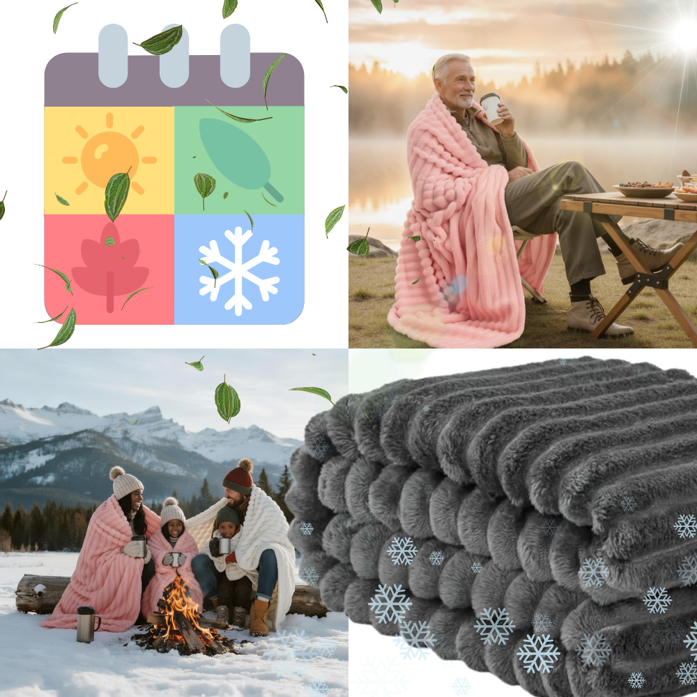 Couverture en flanelle douce et confortable - Ozerty