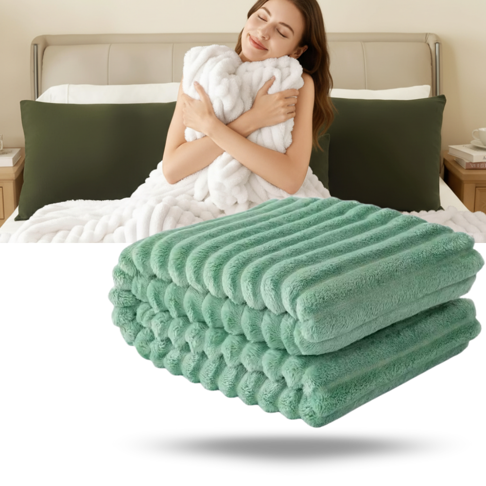 Couverture en flanelle douce et confortable - Ozerty