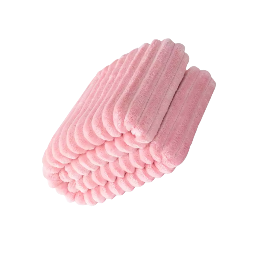 Couverture en flanelle douce et confortable -Rose - Ozerty