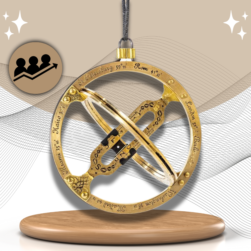 Cadran solaire de poche à précision solaire
- Ozerty