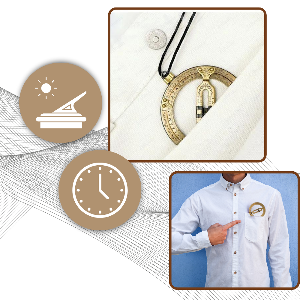 Cadran solaire de poche à précision solaire
- Ozerty