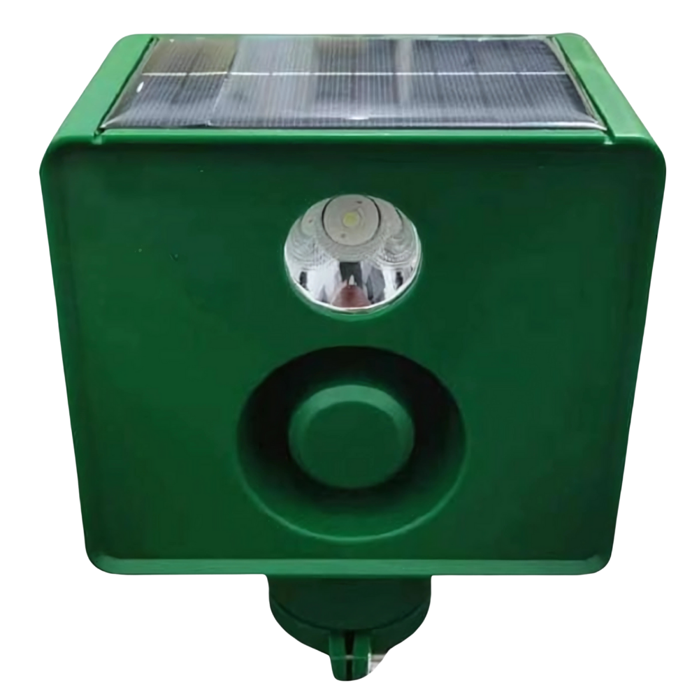 Répulsif solaire à détection de mouvement pour animaux -4 projecteurs - Ozerty