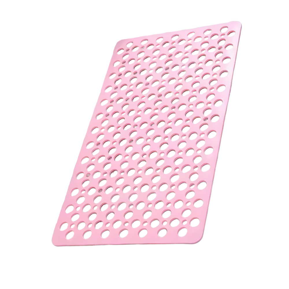 Tapis de bain antidérapant -Rose - Ozerty
