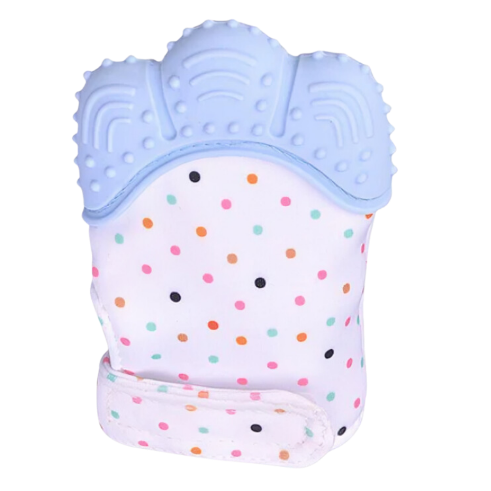 Gant de dentition apaisant
 -Bleu - Ozerty