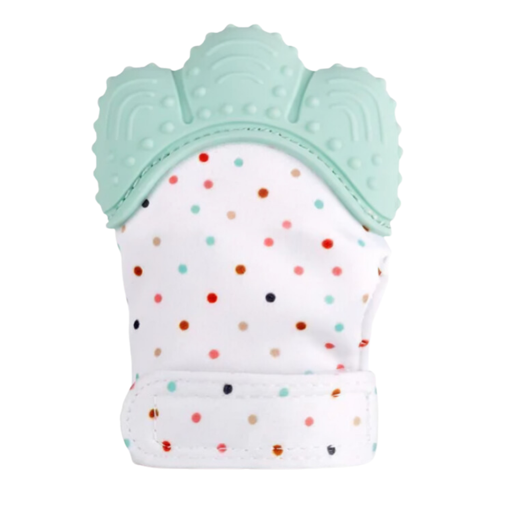 Gant de dentition apaisant
 -Vert clair - Ozerty