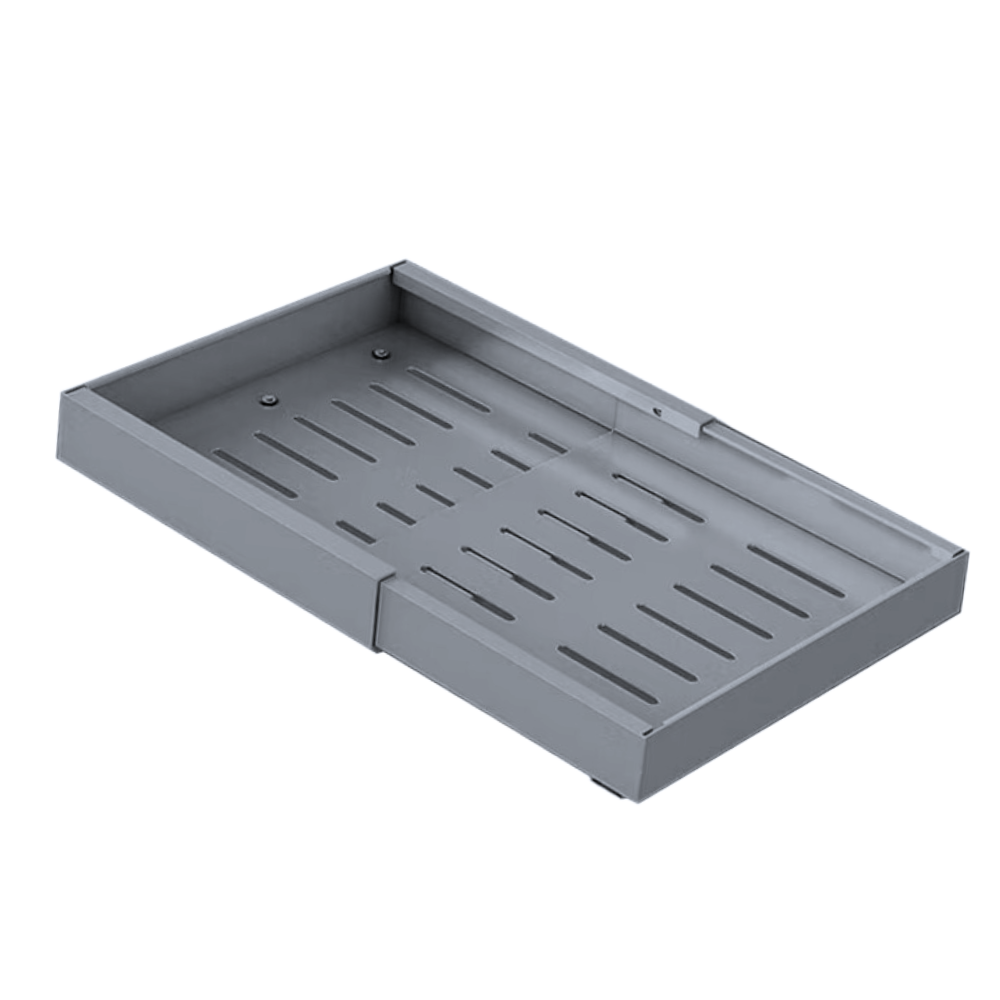 Rangement de Placard Coulissant -Gris/L - Ozerty